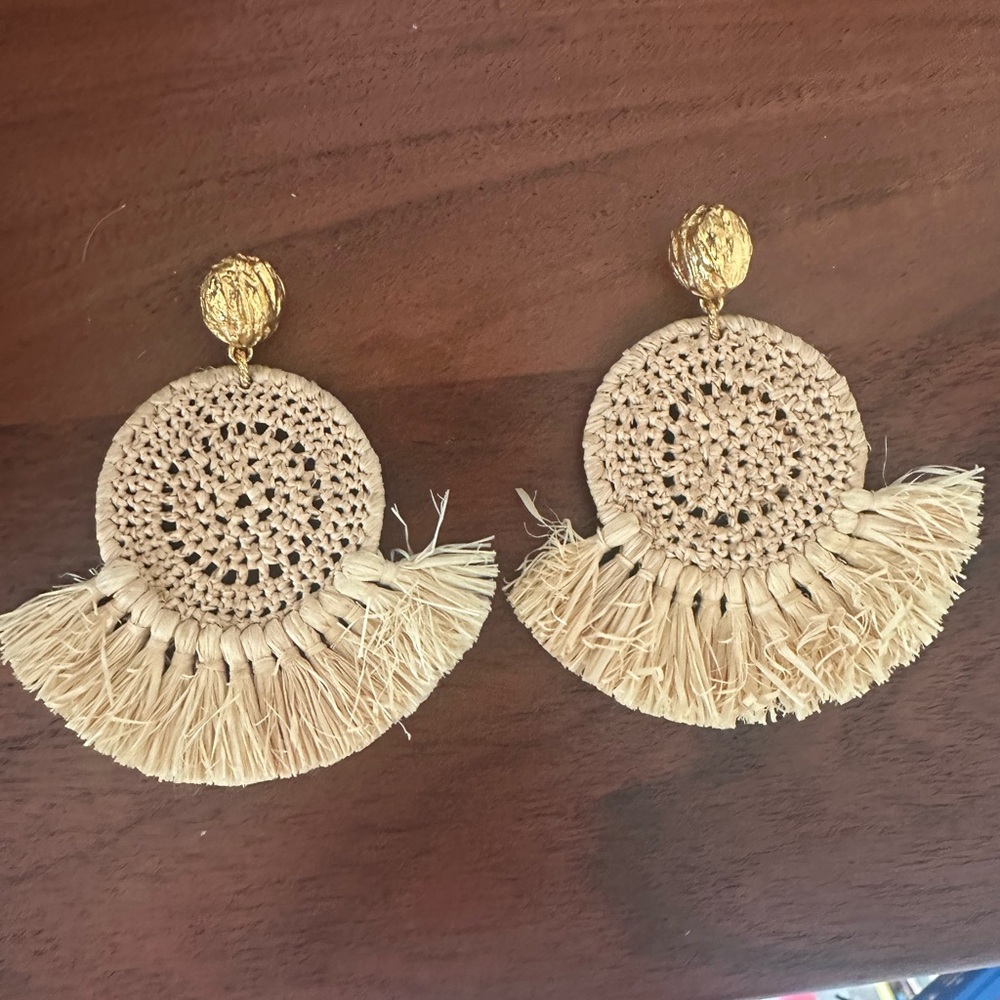 Ana Earrings in Beige
